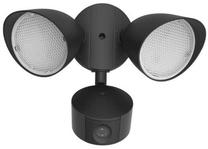 Õue seinavalgusti Lutec Draco, 19W, LED, IP44, must v., 23.4 cm x 19 cm