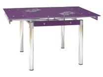 Stalas išskleidžiamas GD-082, violetinė sp., 80 - 131 cm x 80 cm x 75 cm
