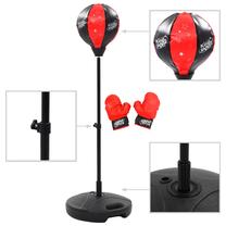 Bokso kriaušė VLX Punching Ball Set 80248, juoda sp./raudona sp.