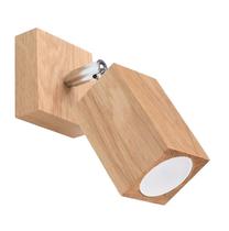 Valgusti seinale Sollux Keke SL.1035, GU10, 1 x 40 W, pruun v. / pruun v.