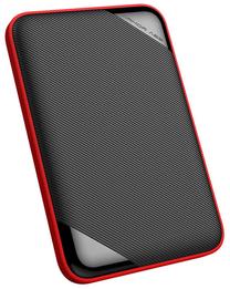 Kietasis diskas Silicon Power Armor A62, HDD, 2 TB, juoda sp./raudona sp.