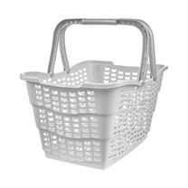 Grozs, transports, ar rokturiem Keeeper Alma, 15 l, pelēka krās., 40 x 29 x 22.5 cm