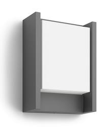 Õue seinavalgusti Philips Arbour, 3.8W, LED, IP44, antratsiit v., 7.5 cm x 22 cm