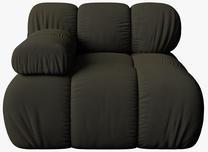 Modulinė sofa Micadoni Bellis 3D, žalia sp., kairinė, 94 x 94 cm x 64 cm