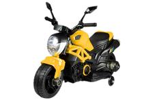 Vaikiškas elektrinis motociklas Lean Toys GTM1188, geltona sp.