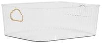 Kaste Homla Senda Basic 732454, caurspīdīga krās., 24.5 cm x 9.5 cm x 17 cm
