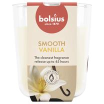 Žvakė, aromatinė Bolsius Smooth Vanilla, 45 h, balta sp./rusva sp.