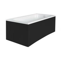 Ванна, свободно устанавливаемая Besco Continea, 70 см x 140 см x 55.5 см, прямоугольный, белый цв./черный цв.