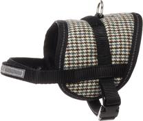 Шлейки для собак Flamingo Eeny Meeny, синий цв./коричневый цв., 140 - 220 мм x 350 мм, XS