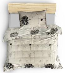 Patalynės užvalkalų komplektas Mijolnir Efil 143EPJ1165, juoda sp./pilka sp./smėlio sp., 50 x 70 cm, 160 x 220 cm