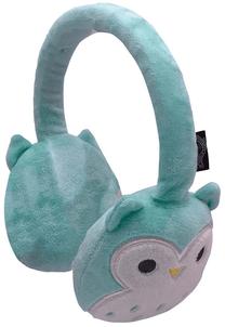 Belaidės ausinės vaikams Squishmallows Winston The Owl, žalia sp.