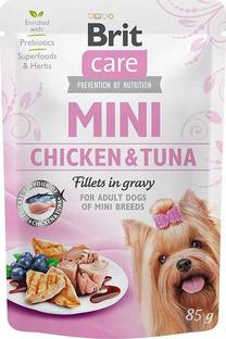 Влажный корм для собак Brit Care Mini, курица/тунец, 0.085 кг