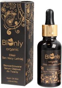 Veido eliksyras BIOnly Organic Night Oil, 30 ml