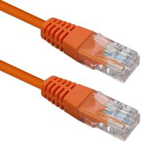 Сетевой кабель Qoltec RJ-45, RJ-45, 3 м, oранжевый цв.