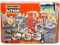 Автомобильная стоянка Mattel Matchbox Action Drivers Park & Play Garage HBL60, черный цв./oранжевый цв.