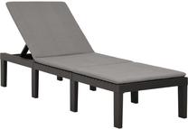 Lauko gultas VLX Sun Lounger 315829, juoda sp.