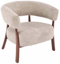 Tugitool Leisure Furniture Udon, pähklipuu v./cappuccino v., 72 cm x 80 cm x 74 cm