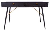 Kirjutuslaud Home4you Luxembourg 45043, 120 cm x 48 cm, 75 cm, must v.