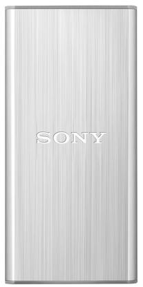 Kietasis diskas Sony External Solid-State, SSD, 256 GB, sidabro sp.
