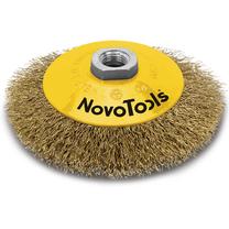Проволочная дисковая щетка Novoabrasive, 125 мм