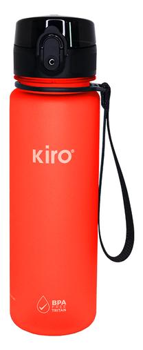 Бутылка для воды Kiro KI3026, черный цв./красный цв., тритан, 0.5 л