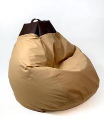 Sėdmaišis Go Gift Chillout XXL PUFGGFSAK0211, kreminė sp./ruda sp.