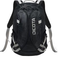 Portatīvā datora mugursoma Dicota Dicota, melna krās./pelēka krās., 15.7"