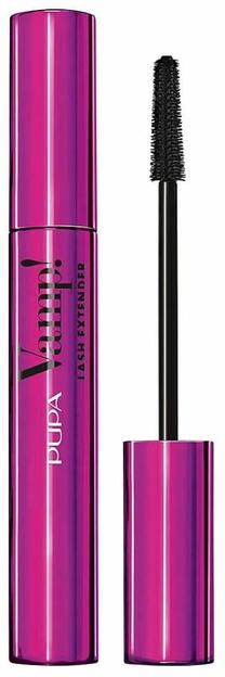 Blakstienų tušas PUPA Milano Vamp! Extender, 14 ml, juoda sp.
