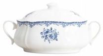 Sultinio indas Homla Lourry 778476, 3000 ml, 35 cm x 17 cm, mėlyna sp./balta sp., porcelianas