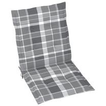 Istmepadi VLX Garden Chair Cushions 314157, hall v., 100 cm x 50 cm, 6 tk