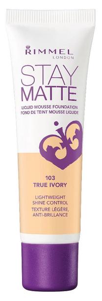 Šķidrā grima bāze Rimmel London, true ivory krās., 103