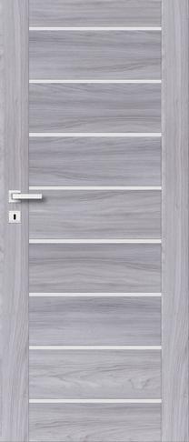 Iekšdurvju vērtne PerfectDoor Mira MIRA 01, labais, pelēka ozola krās., 203.5 x 64.4 x 4 cm