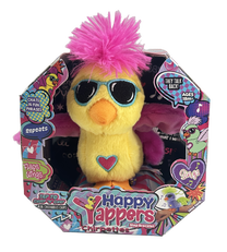 Rotaļu dzīvnieks putns HAPPY YAPPERS Mimi Melody 9395, dzeltena krās./rozā krās.