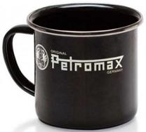 Krūzīte Petromax Enamel Mug, nerūsējošais tērauds, 9.1 cm, 0.36 l, melna krās.