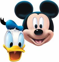 Kaukė vaikams Amscan Mickey Mouse Face Masks, įvairių spalvų