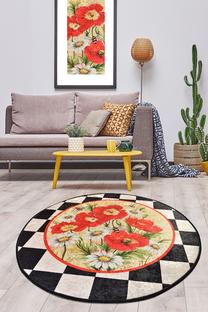 Kilimas Conceptum Hypnose Rox, įvairių spalvų, 140 cm x 140 cm