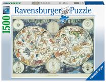 Dėlionė Ravensburger A map with fantastic animals, 1500 vnt.