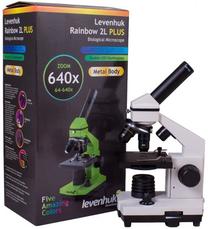 Обучающая игрушка Levenhuk Microscope Rainbow 2L Plus, белый цв.