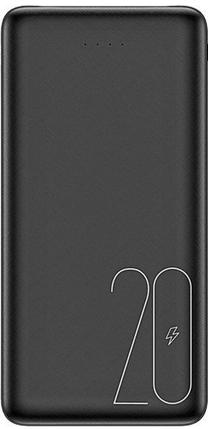 Lādētājs-akumulators (Power bank) Usams, 20000 mAh, melna krās.