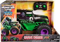 Rc автомобиль Spin Master Monster Jam Smash & Bash Grave Digger, 1:15, зеленый цв.