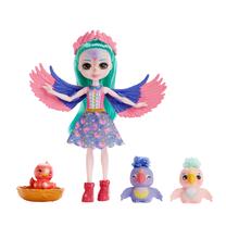 Lėlė Enchantimals Filia Finch & Family HKN15, 15 cm, įvairių spalvų