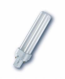 Spuldze Osram Kompakta luminiscējošā spuldze, A-type, 3000 °K, G24d-2, 18 W, 1200 lm
