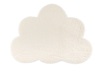 Ковер комнатные 4Living Cloud 620652, белый цв., 90 см x 90 см