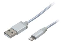 Laidas Blow 66-105, USB 2.0/USB/Apple Lightning, 100 cm, balta sp.