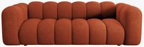 Sofa Micadoni Lupine Chenille, oranžinė sp., 228 x 87 cm x 70 cm