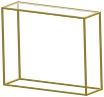 Konsoles galds Kalune Design Artur, zelta krās., 100 cm x 30 cm x 80 cm