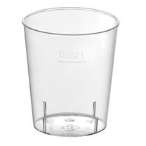 Vienkartiniai stikliukai Papstar 12158, 20 ml, 40 vnt.
