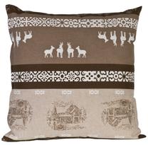 Dekoratyvinė pagalvėlė Home4you XMAS Story, šviesiai ruda, 45 cm x 45 cm