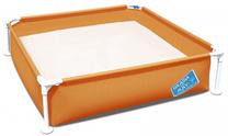 Baseins, karkasa/bērnu Bestway My First Frame Pool 56217, zila krās./zaļa krās./oranža krās. 122 cm x 122 cm x 30.5 cm