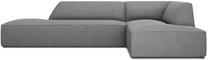 Kampinė sofa Micadoni Home Ruby Modular 4 Seats, pilka sp., dešininė, 273 x 180 cm x 69 cm